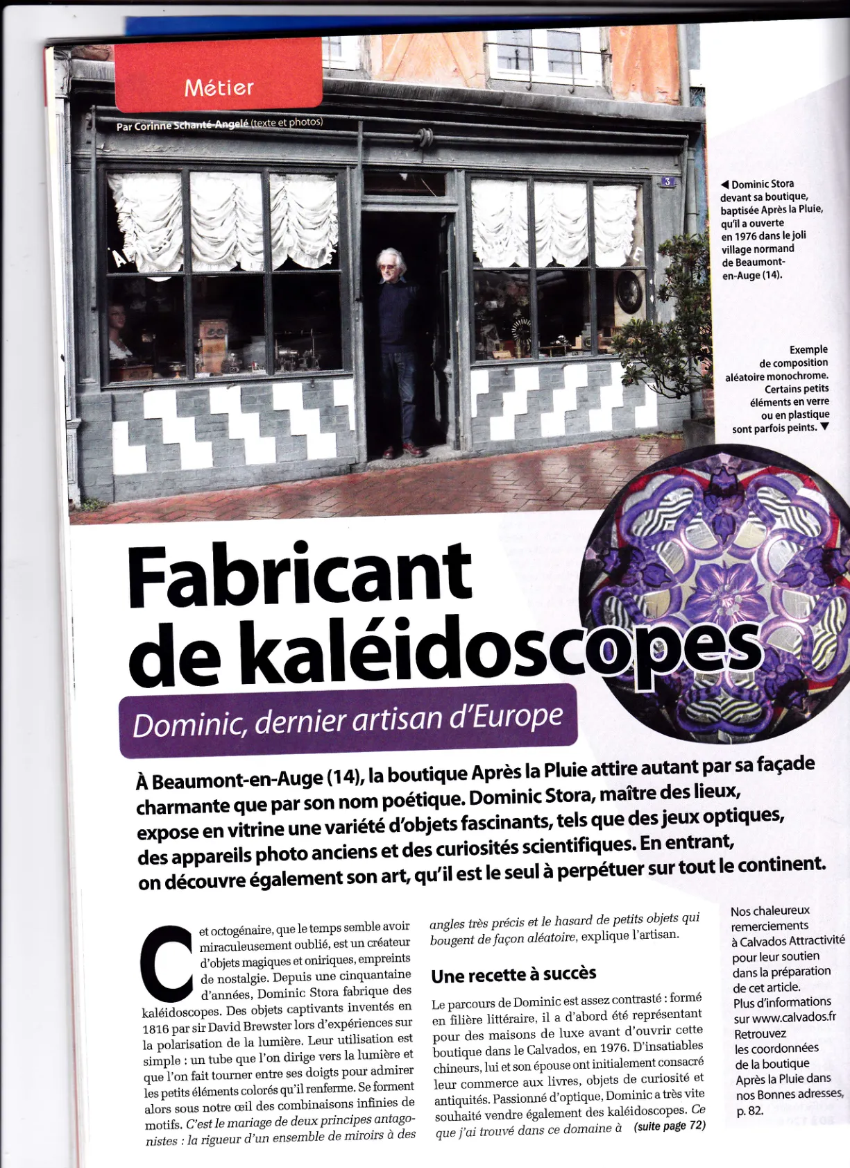 Article Antiquités Brocante : Fabricant de kaléidoscopes